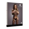 Le Désir Lace Suspender Bodystocking with Round Neck - One Size